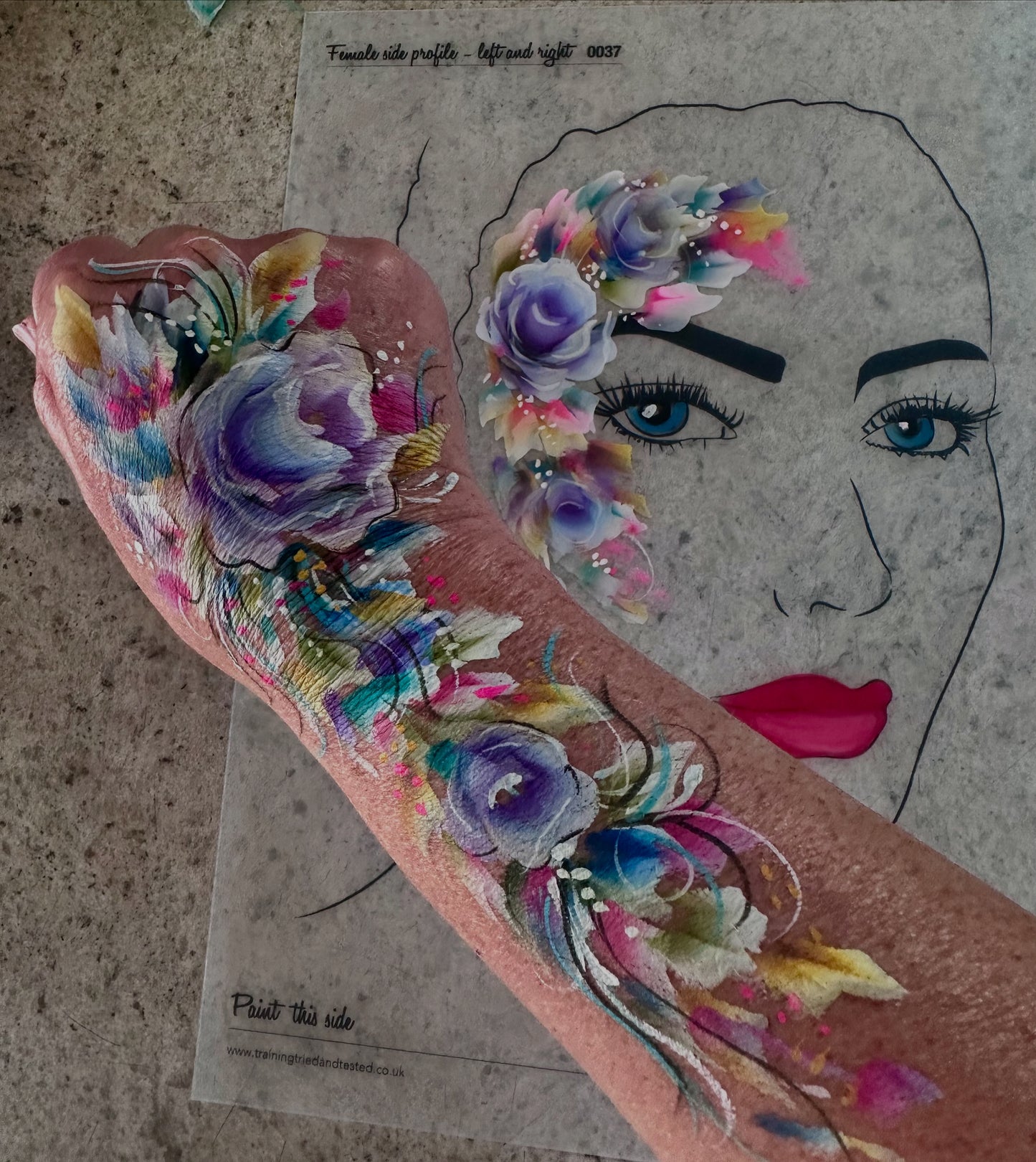 All The Colours- Onestroke face painting palette