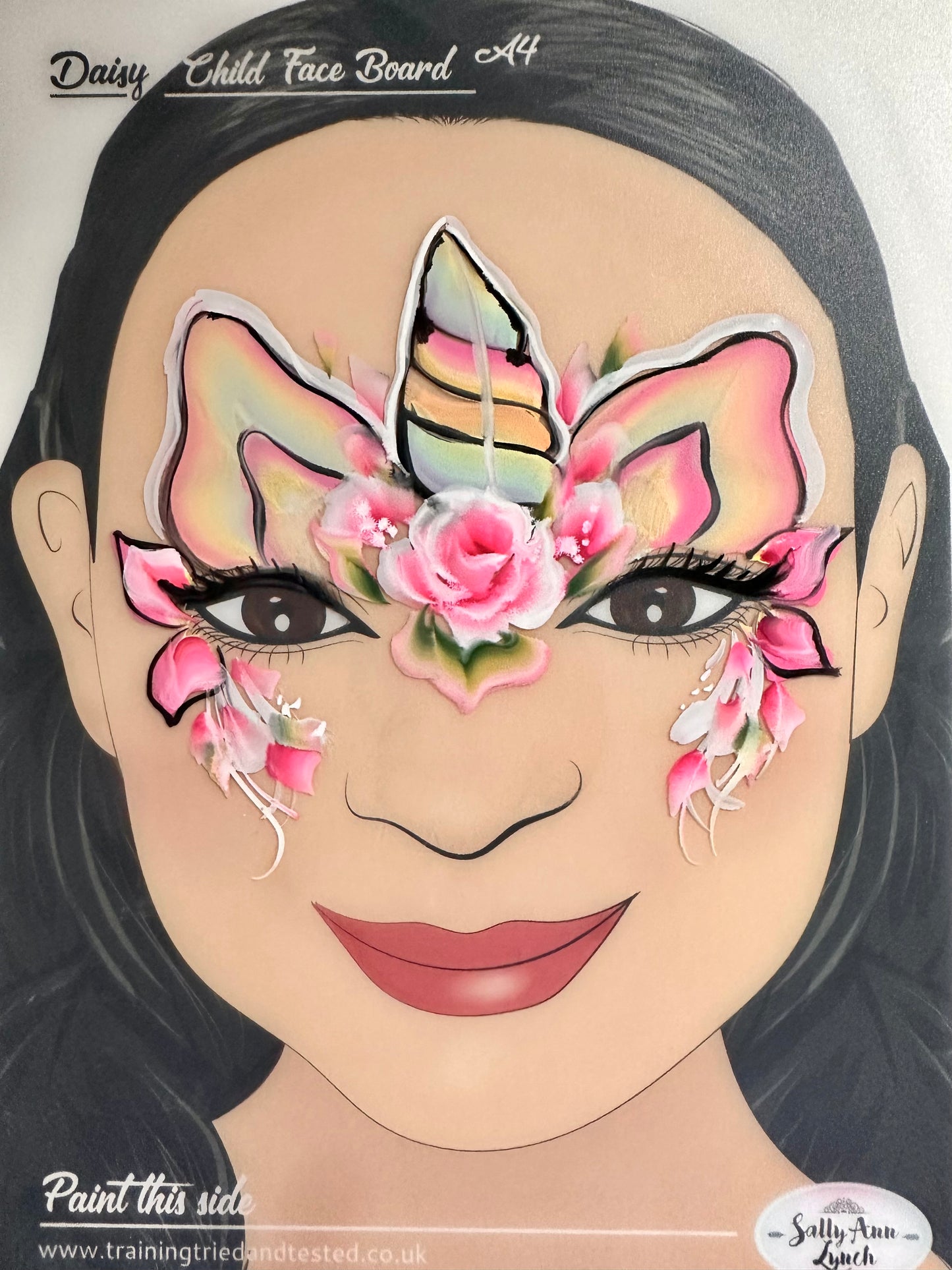 Whimsical Onestroke Face Paint Bespoke Palette