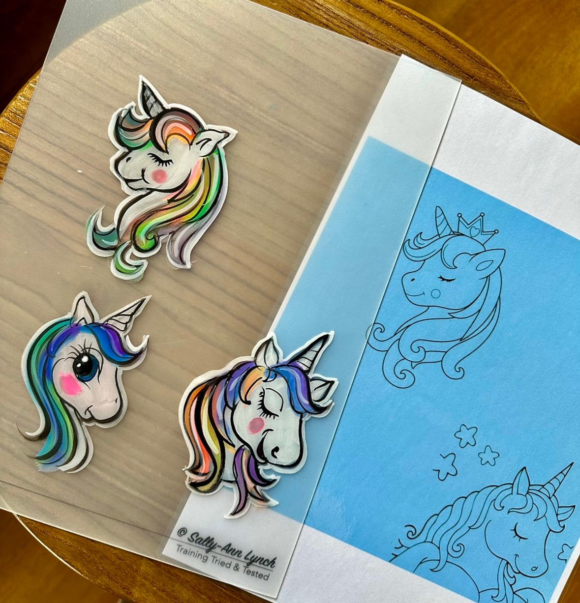 FACE PAINTING TEMPLATES x 10 SHEETS (pack 1)