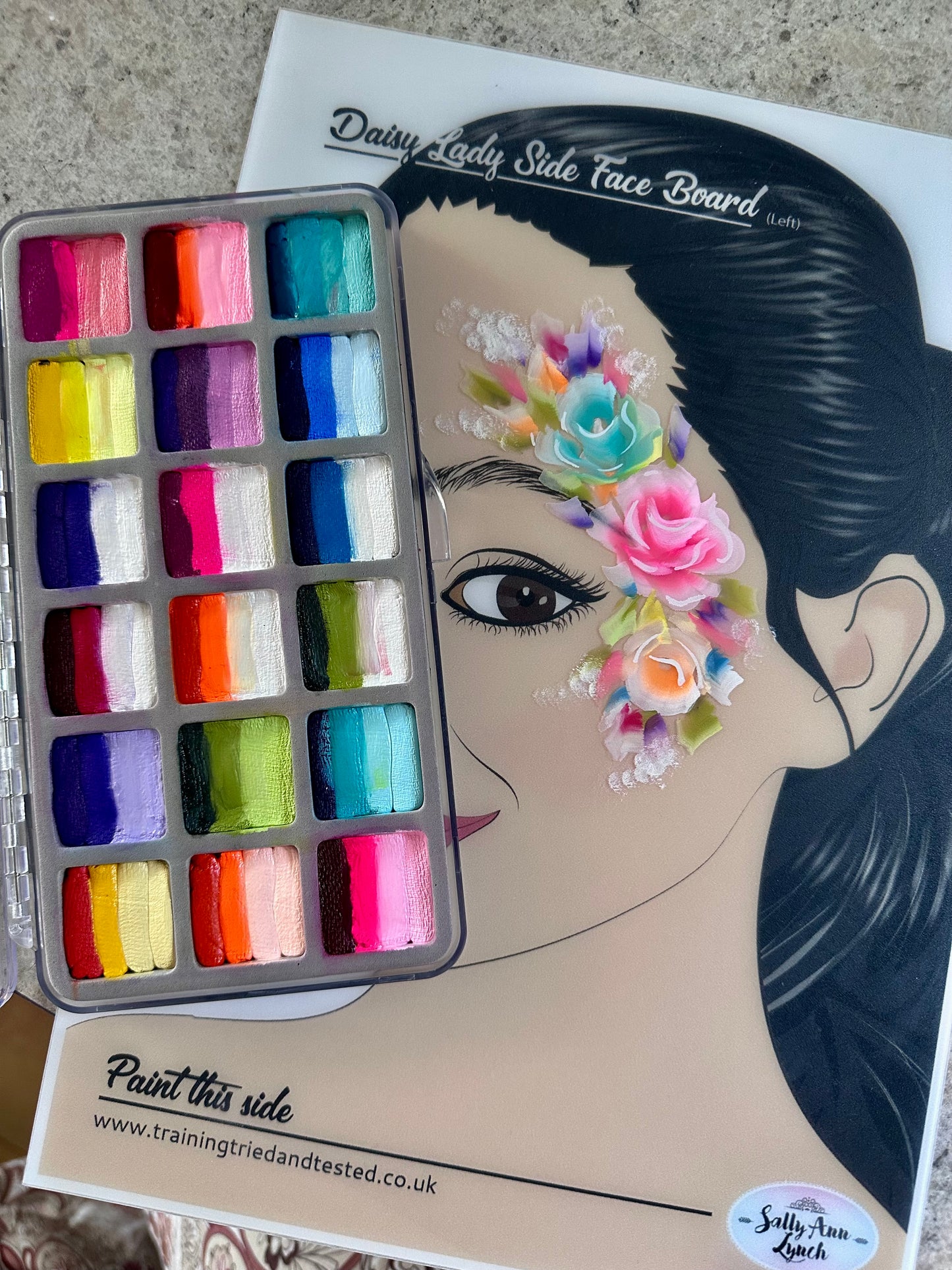 Incandescent Onestroke face painting palette