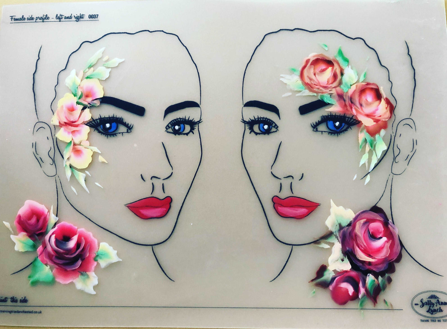A3 Double 3D Side Faces Clear (Left & Right Facing) Landscape Clear Practice & Display Boards by Sally-Ann Lynch Training Tried & Tested