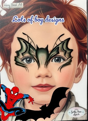 Lifetime Online Onestroke Face Painting Tuition. Access to over 160 easy to follow tutorials. New ones added regularly. (No renewal fees)
