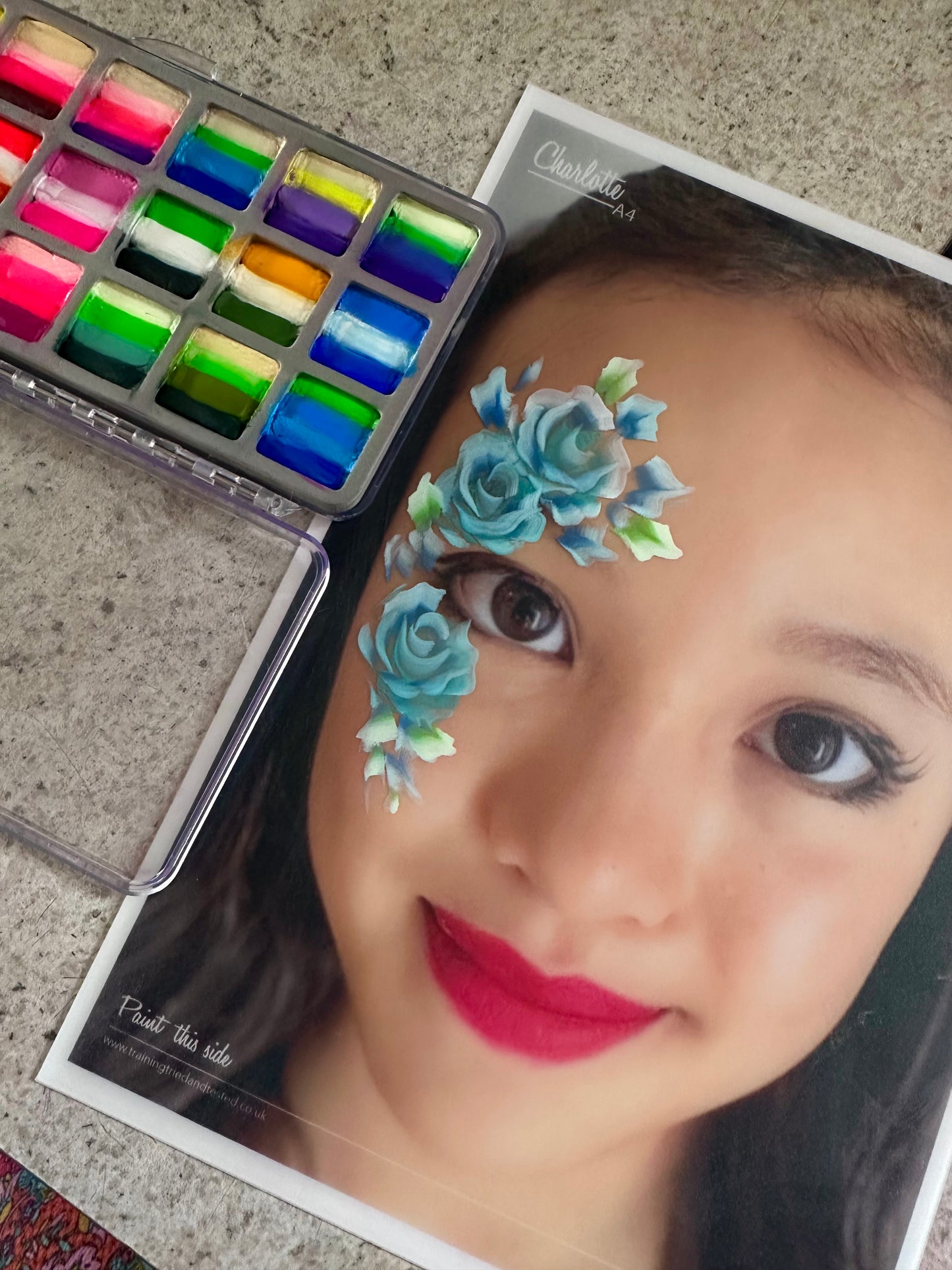Jazzy - Onestroke face painting palette