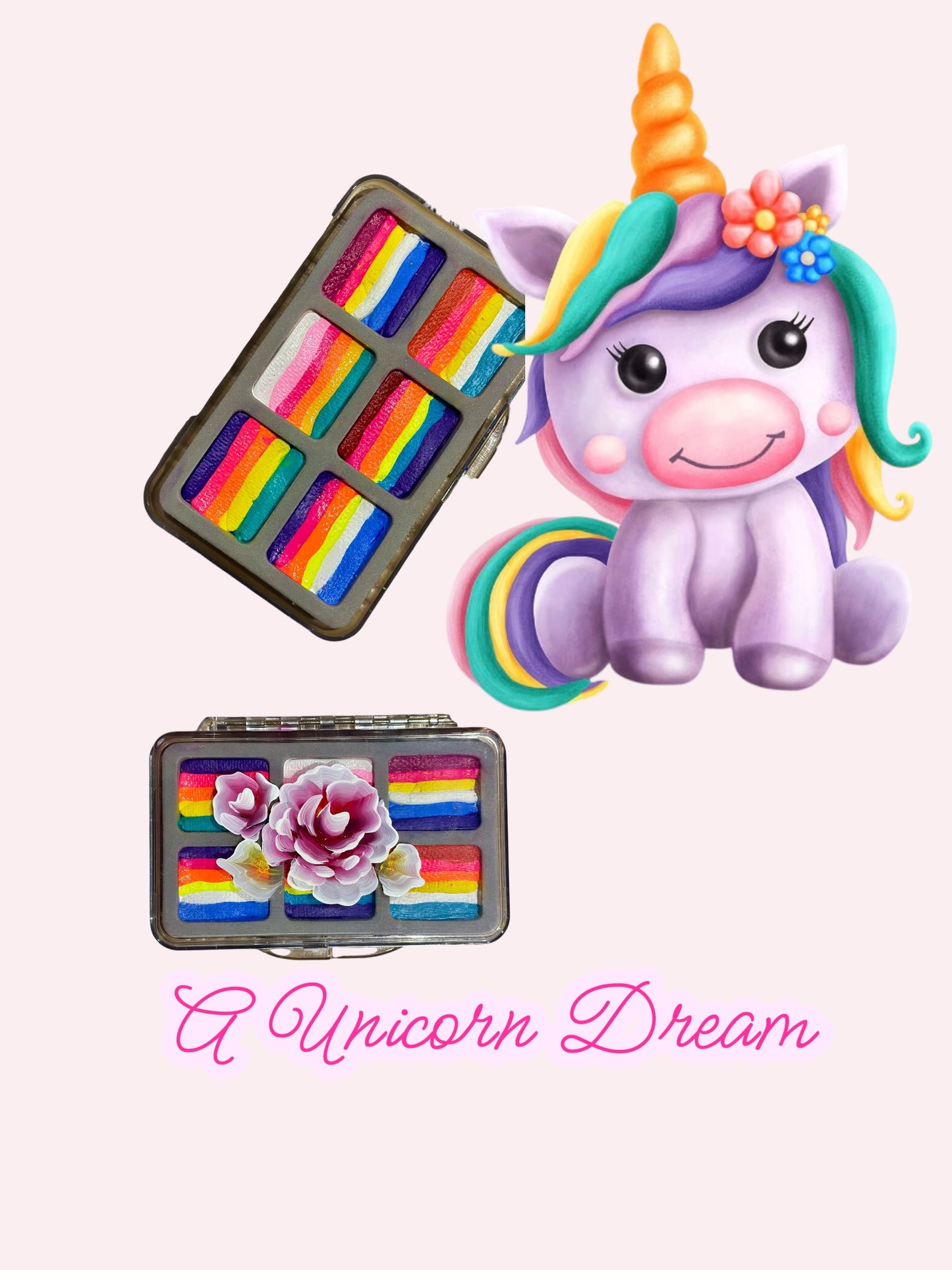 A Unicorn’s - Onestroke Face Painting Palette by Sally-Ann Lynch