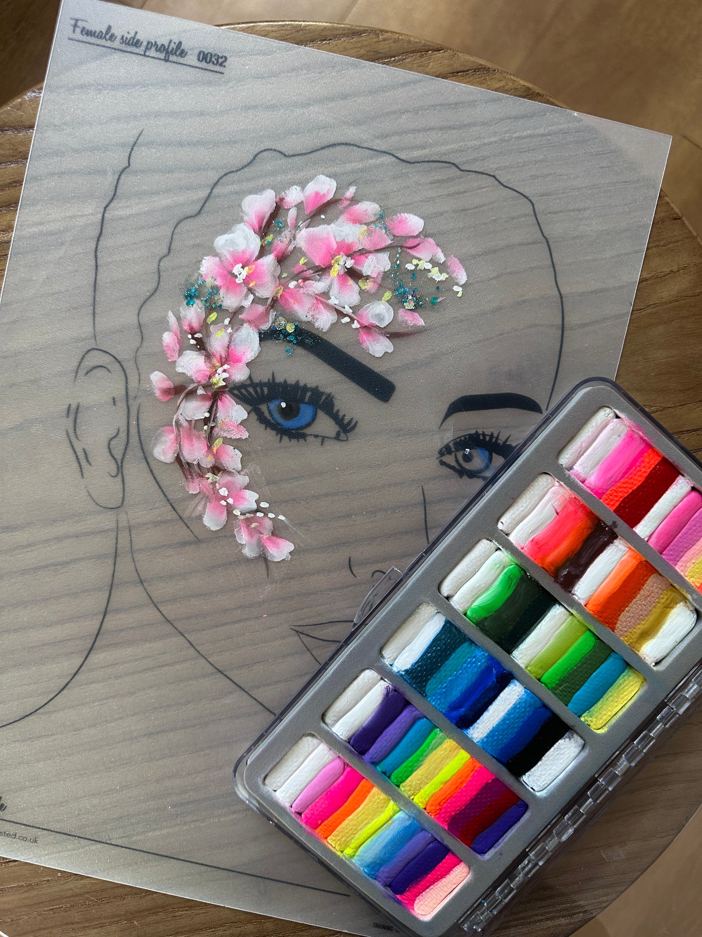 Felicity Onestroke face painting palette