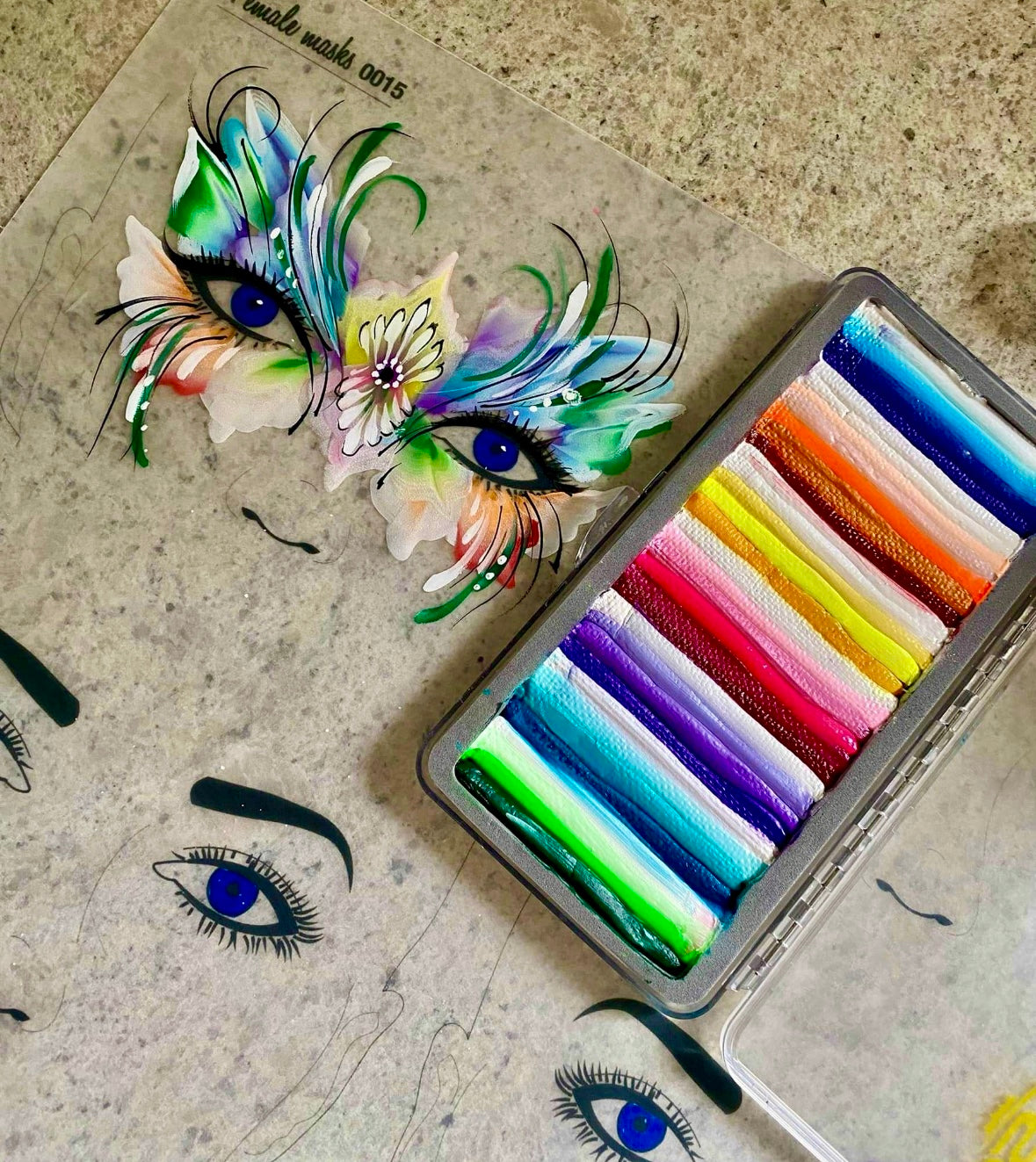 Ethereal Bespoke Face Paint Palette