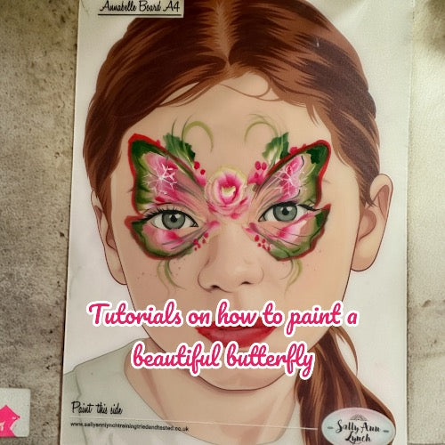 1 Month Onestroke Face Painting Tuition -access to over 14O tutorials. Easy to follow