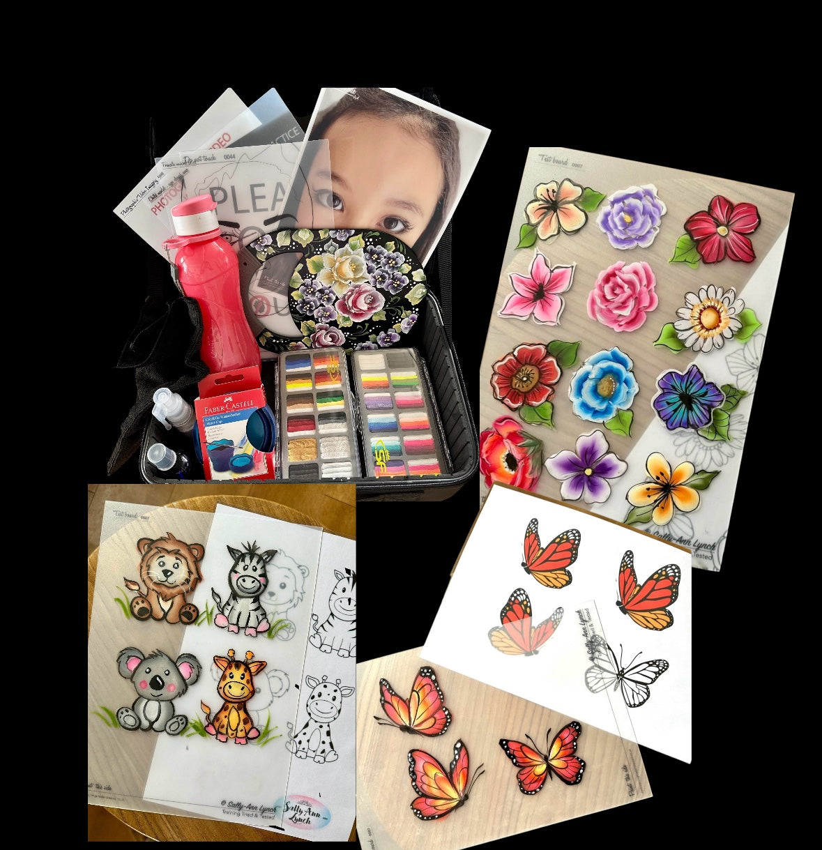 Bundle offer 2 - Face Painting Starter kit with 3 packs of downloadables