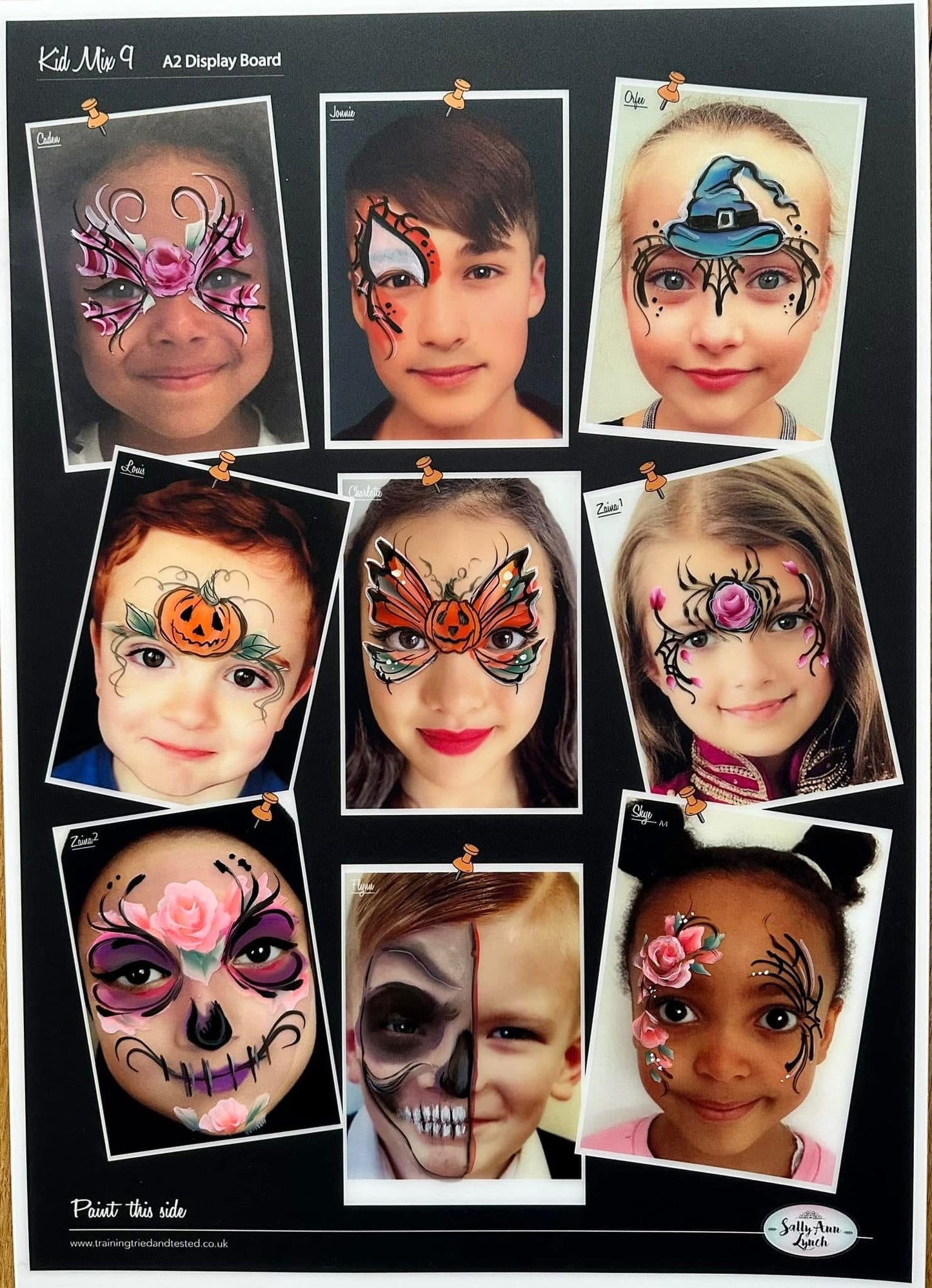 A2 6 x Child Colour Practice & Display Board by Sally-Ann Lynch Training Tried & Tested