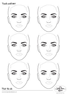 A5, A4, A3 and A2 Full Face Ladies Practice and Display Boards by Sally-Ann Lynch