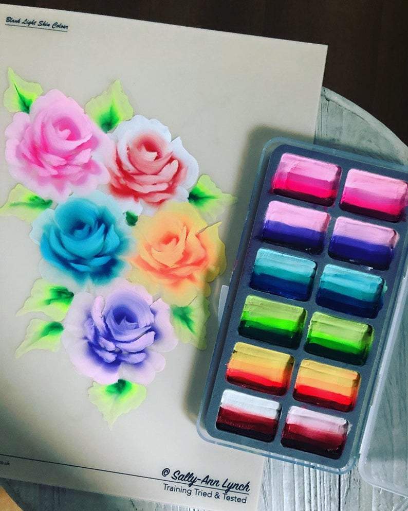 Double Bubble 12 Colours Bespoke Face Paint Palette