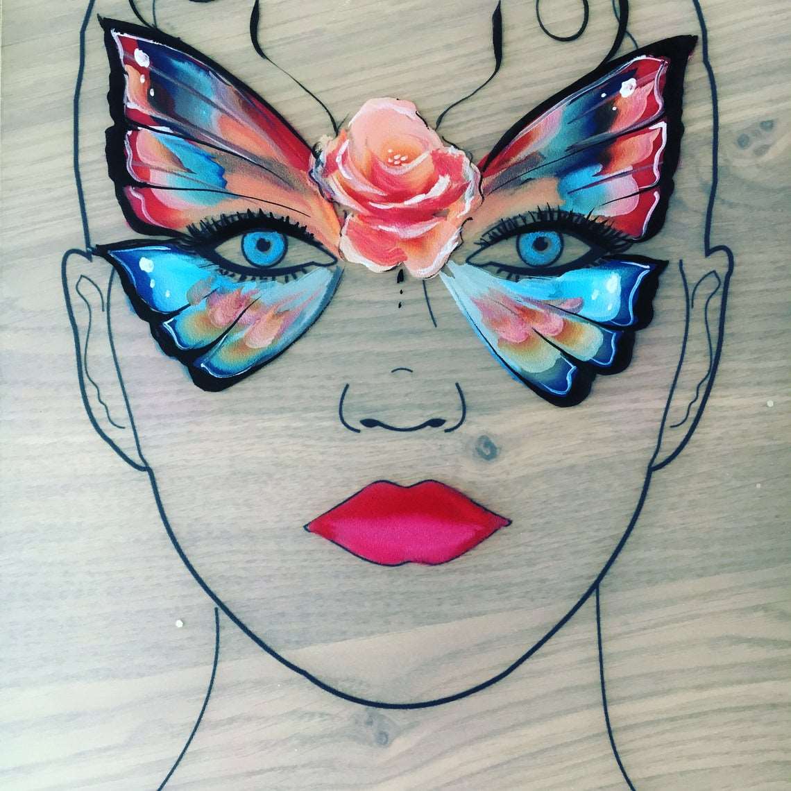 All Ladies  Full Face Clear Practice & Display Boards