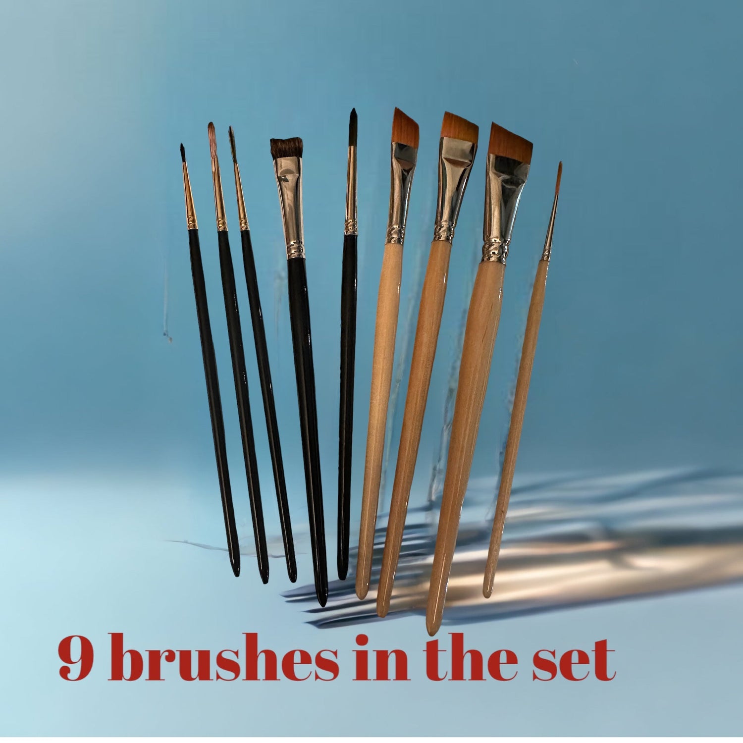 Face painting brushes, brushes, artist brushes, brush set, sallyannlynch