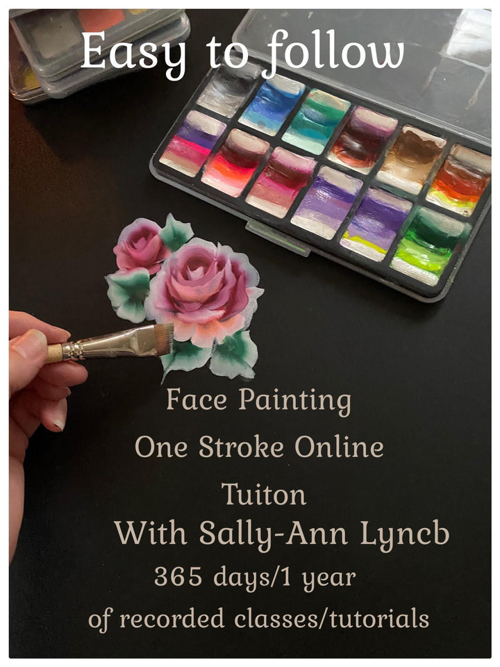 Sally-Ann Lynch Face Painting Practice Board - Faces & Arm 0013