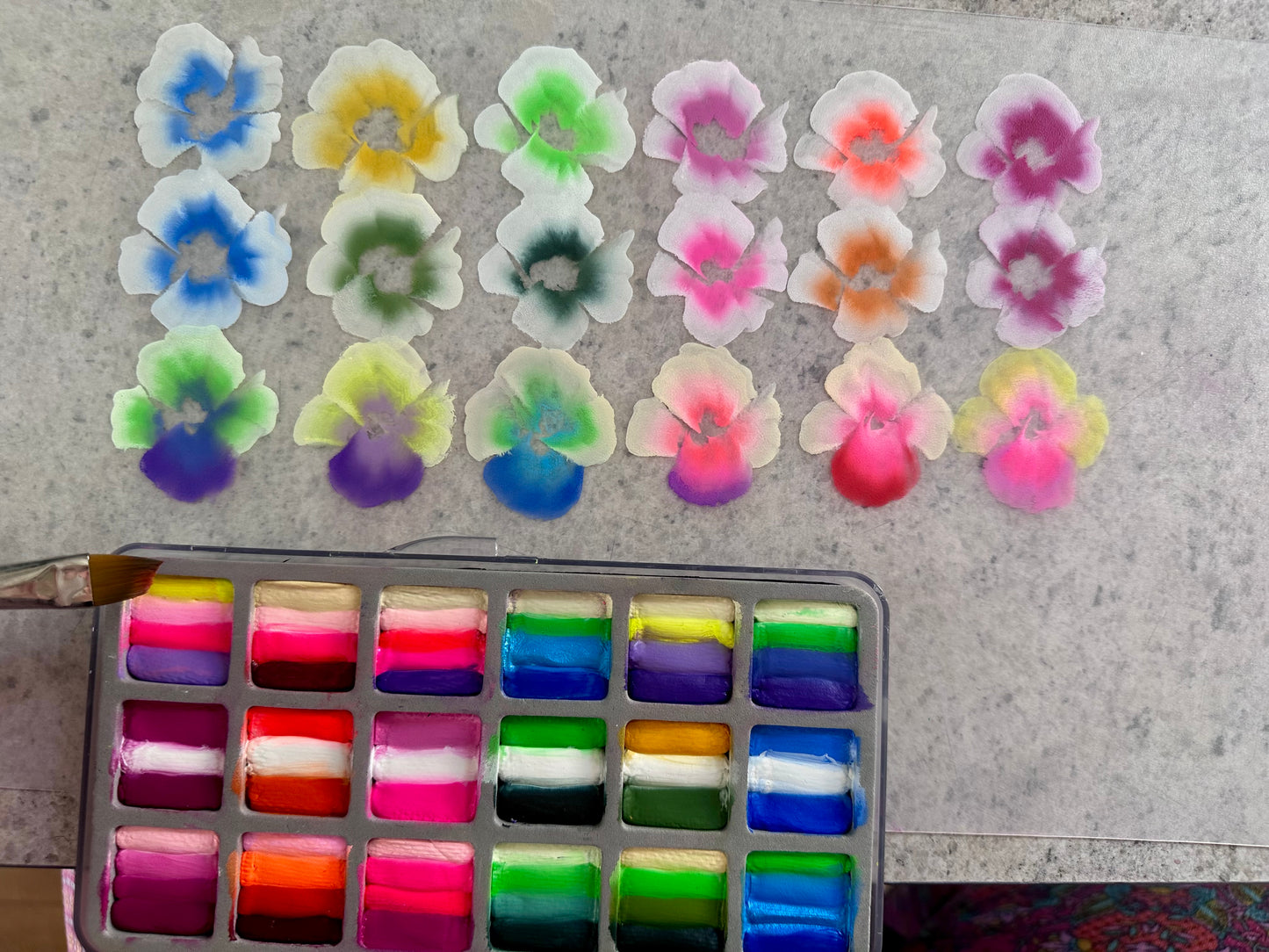Jazzy -  Onestroke face painting palette