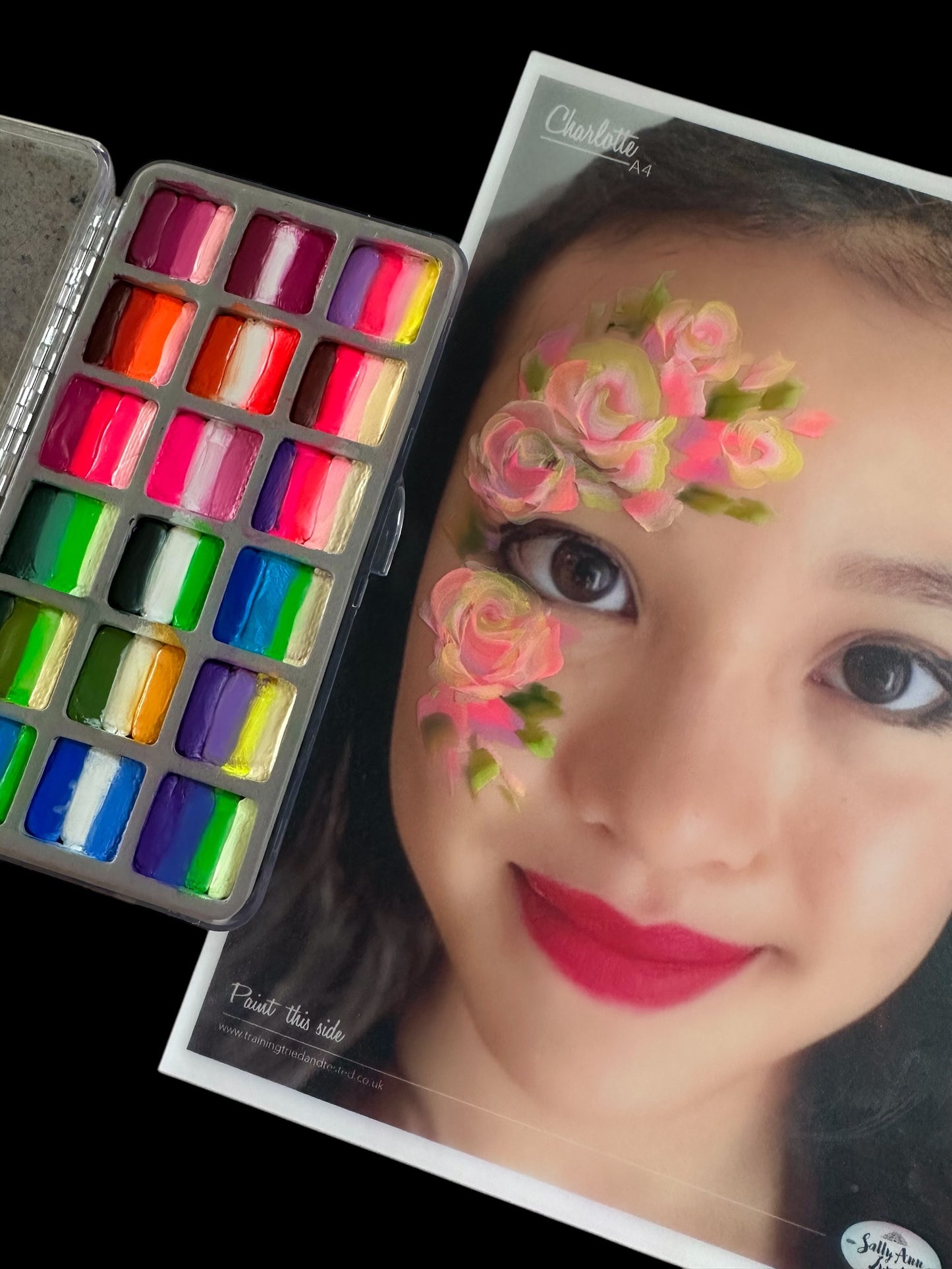 Jazzy -  Onestroke face painting palette