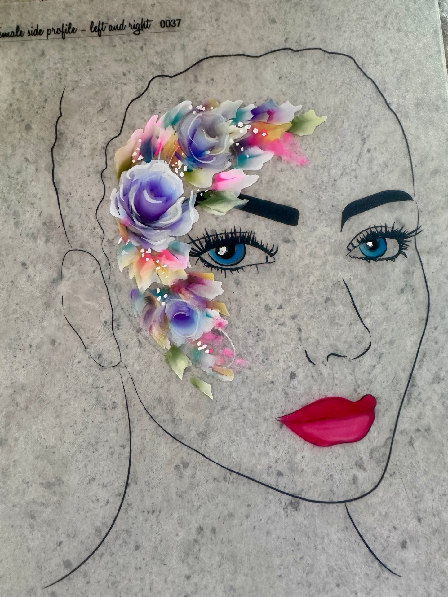 All The Colours-  Onestroke face painting palette