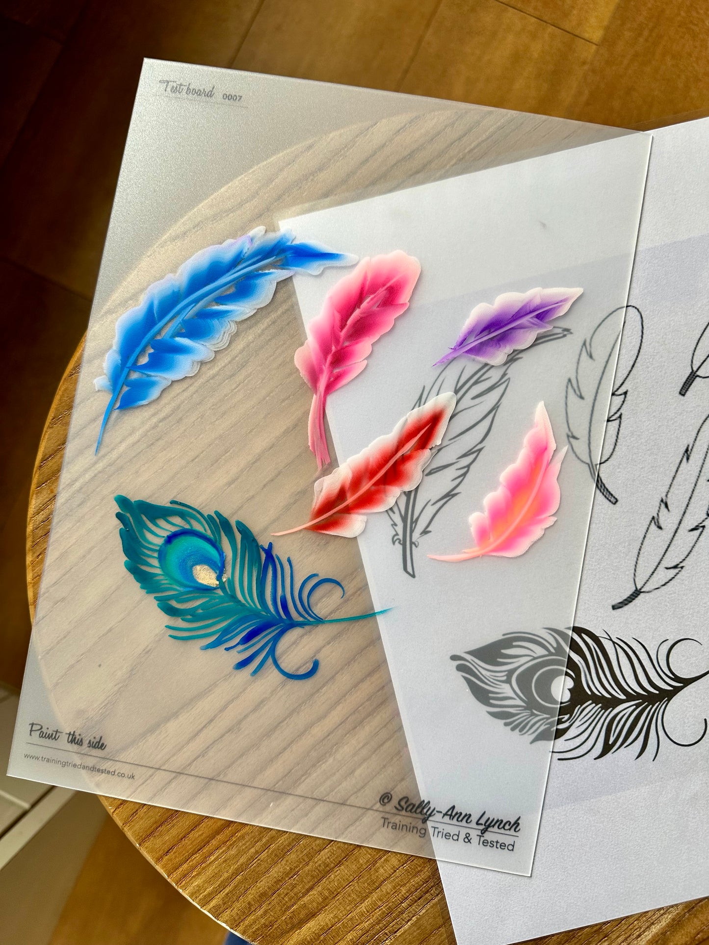 FACE PAINTING TEMPLATES SHEETS x 10 (pack 5)