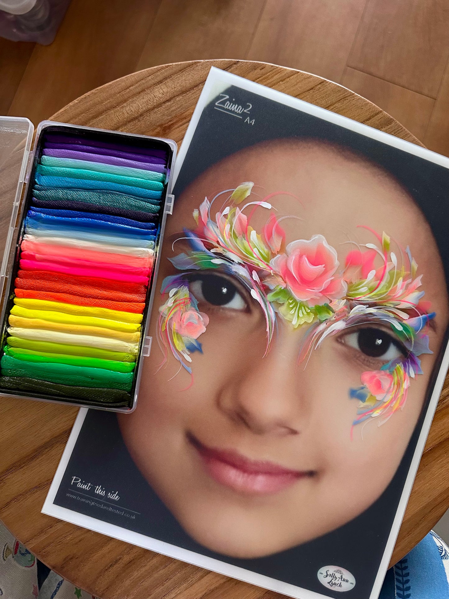 Idyllic Onestroke face painting palette