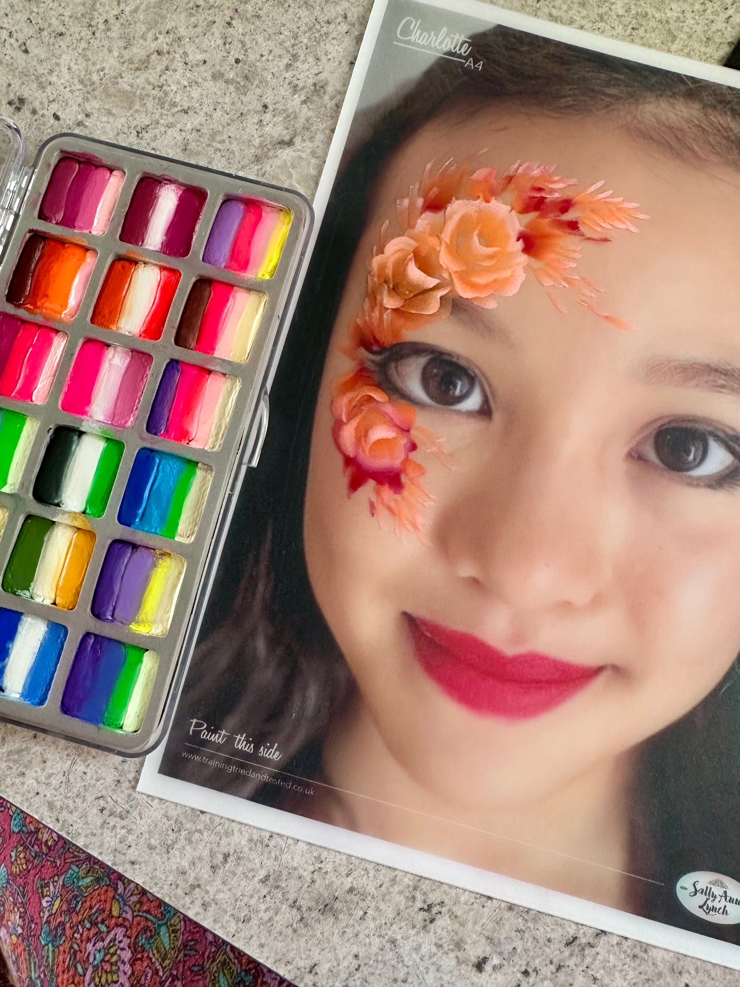 Jazzy -  Onestroke face painting palette