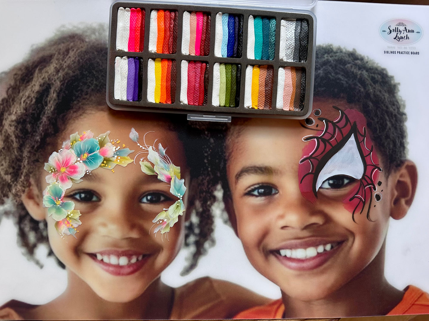 All The Colours-  Onestroke face painting palette
