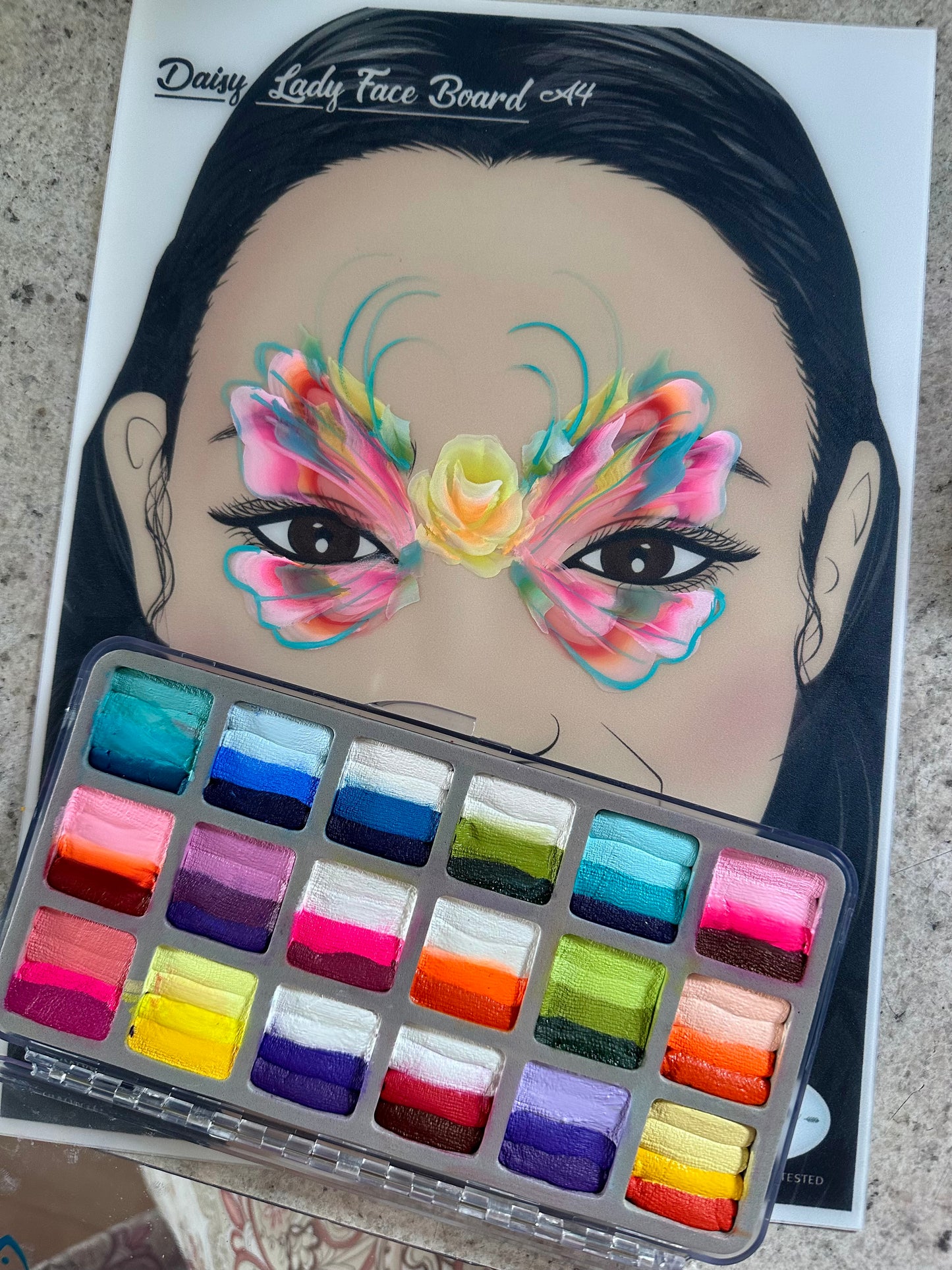 Incandescent Onestroke face painting palette