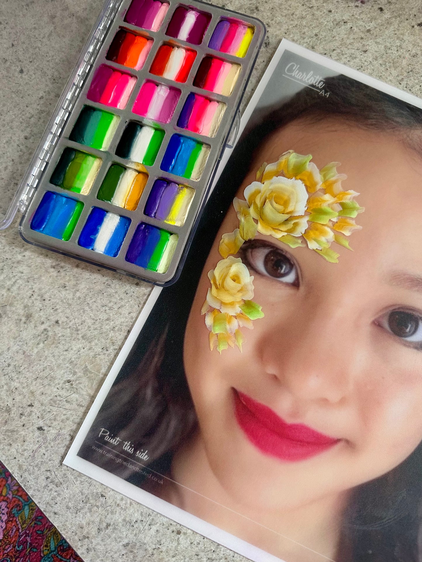 Jazzy -  Onestroke face painting palette