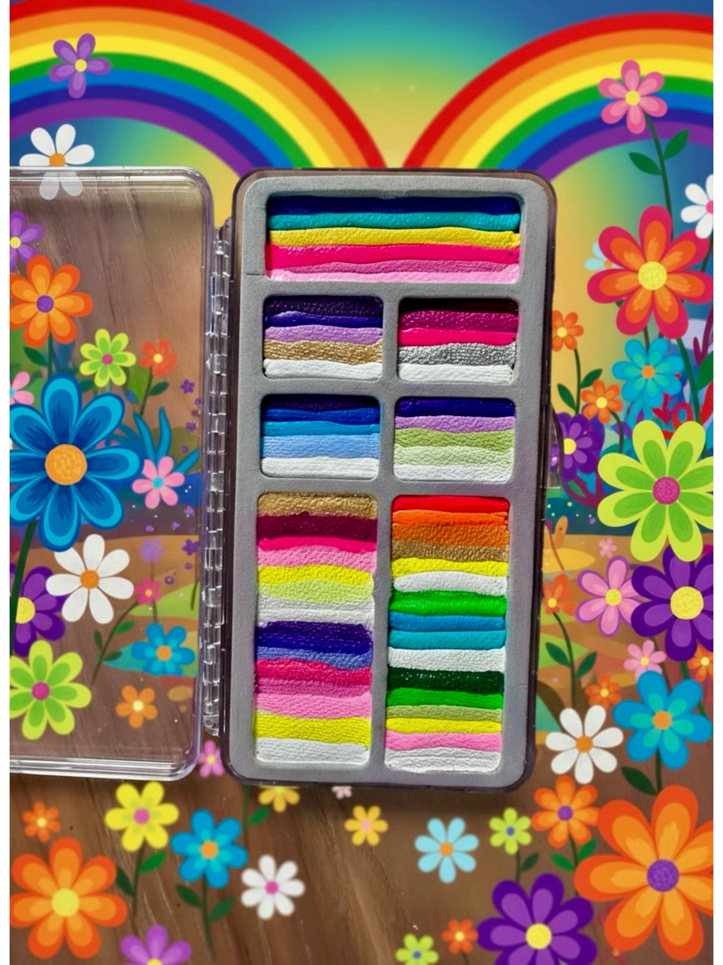 Colourful One - Onestroke Face Painting Palette