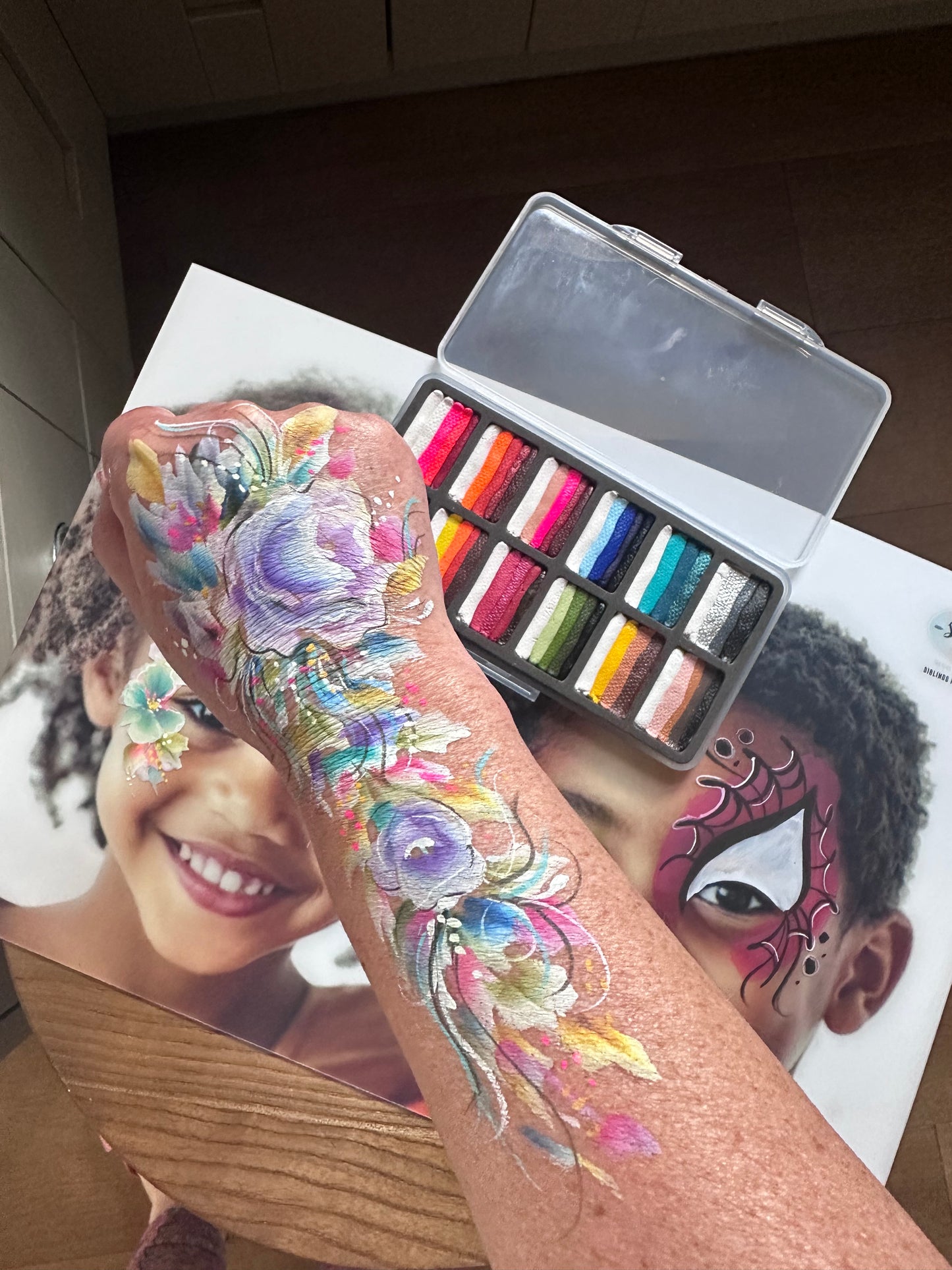 All The Colours-  Onestroke face painting palette