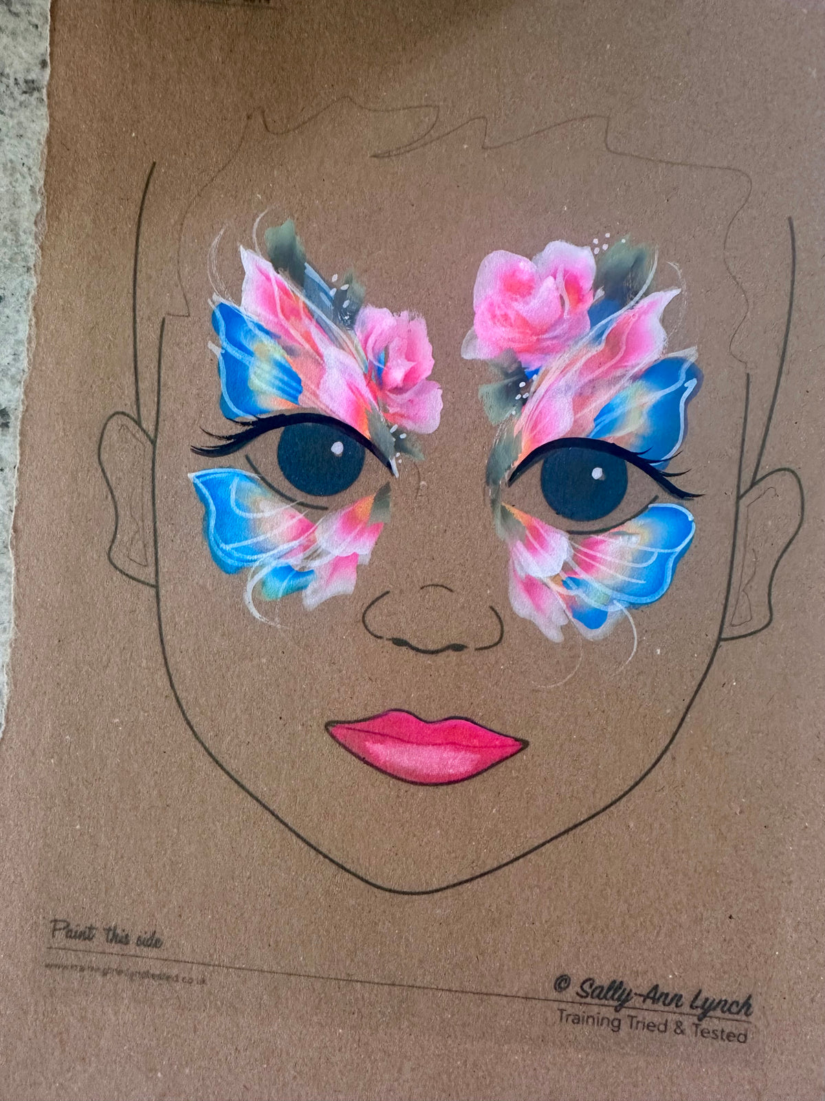 Unicorn Onestroke Face Painting Palette — Bespoke