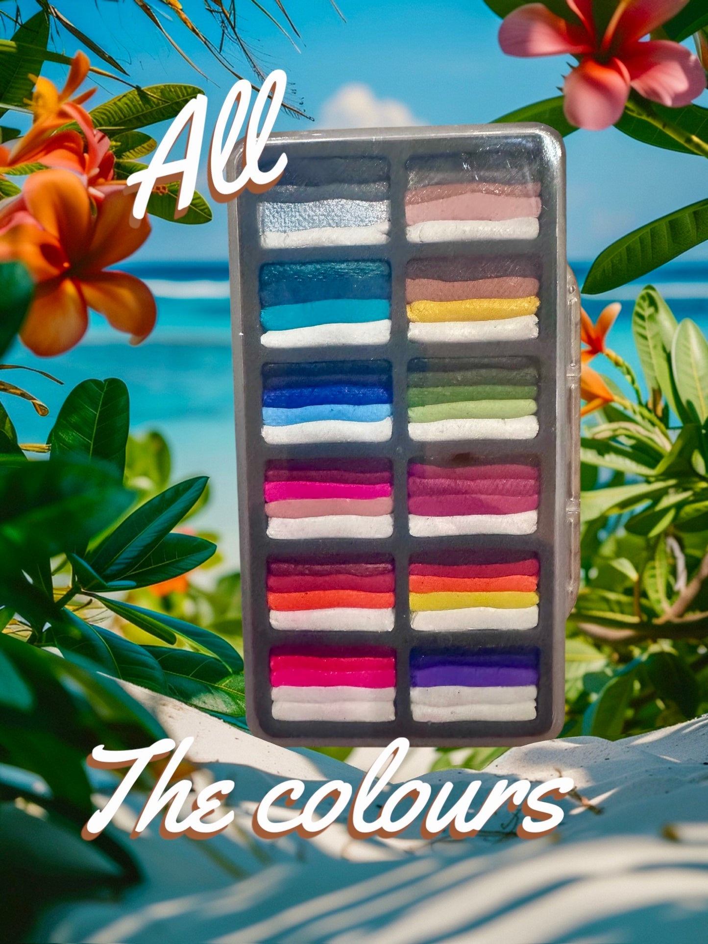All The Colours-  Onestroke face painting palette