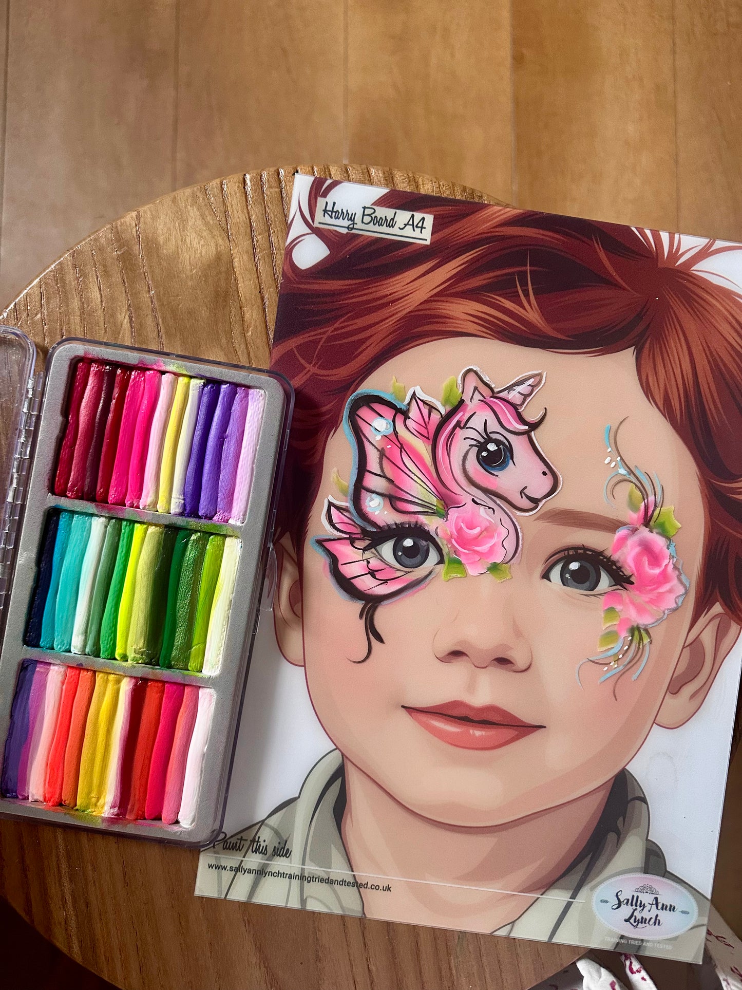 Carefree Onestroke Face painting palette