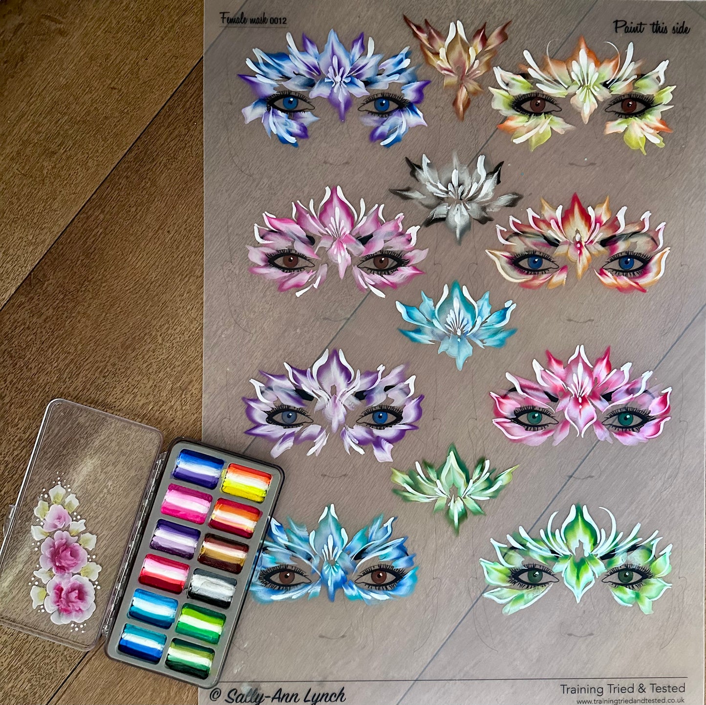 Light Fantastic - Onestroke Face Painting palette