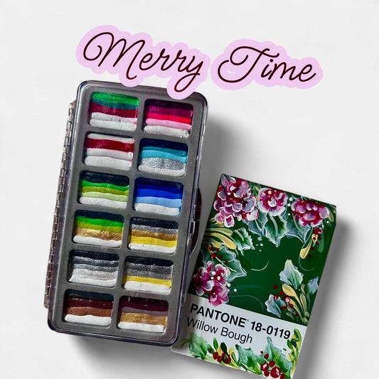 Merry Time Onestroke face painting palette