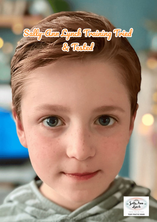 Teddy Realistic  Face Painting Practice Board by Sally Ann Lynch