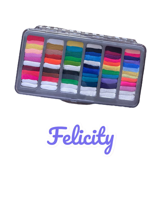 Felicity Onestroke face painting palette
