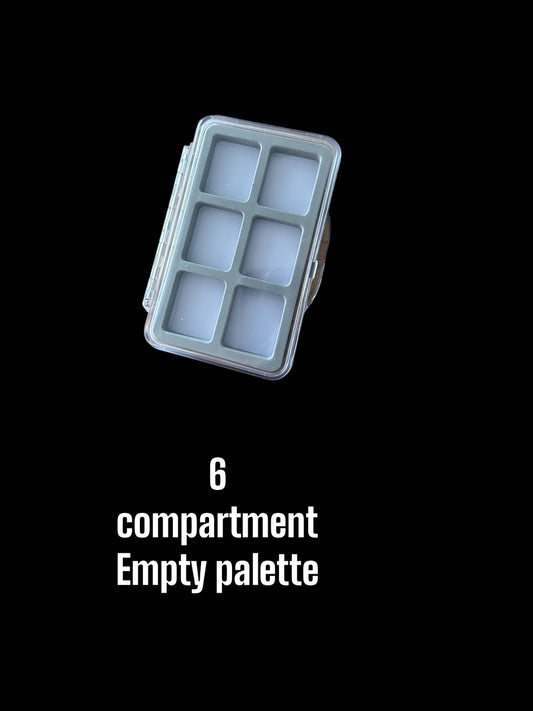 6 Compartment Empty Palette