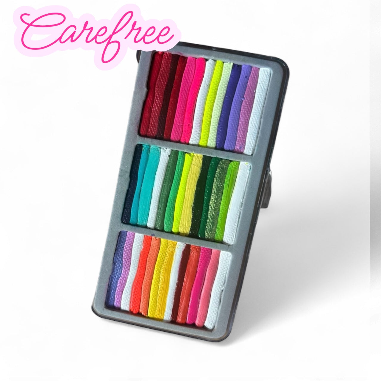 Carefree Onestroke Face painting palette