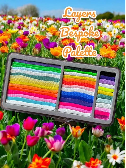 Layers Explosion Onestroke Face painting palette