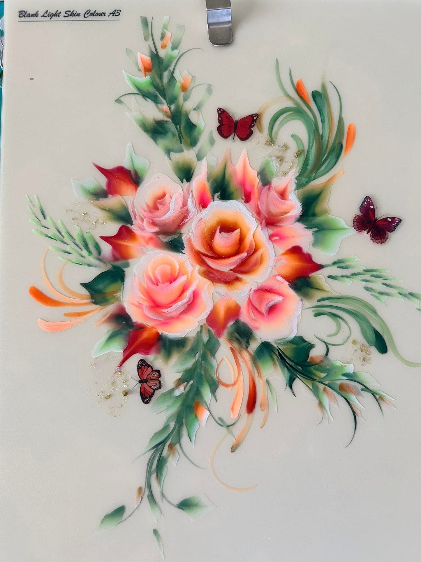 A3 Skintone Practice and Display Face Painting Board  by Sally-Ann Lynch