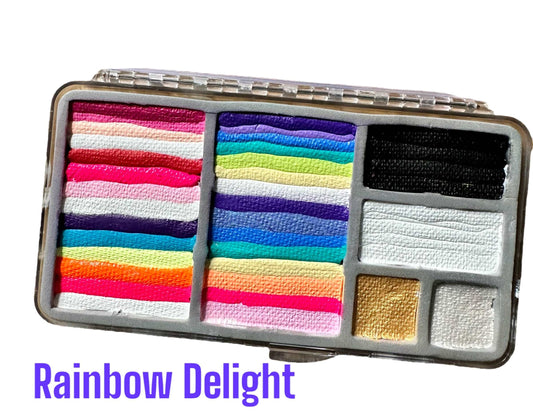 Rainbow Delight Bespoke palette by Sally-Ann Lynch Training Tried & Tested