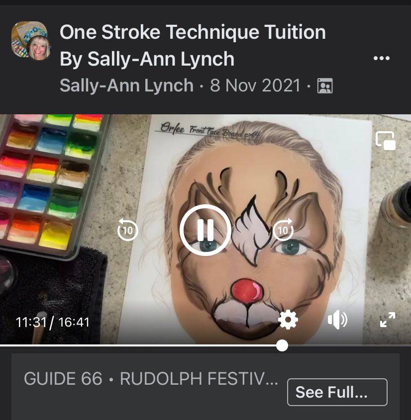 Online Onestroke Tuition Pre-Recorded with Sally-Ann Lynch which is 'Tried & Tested'